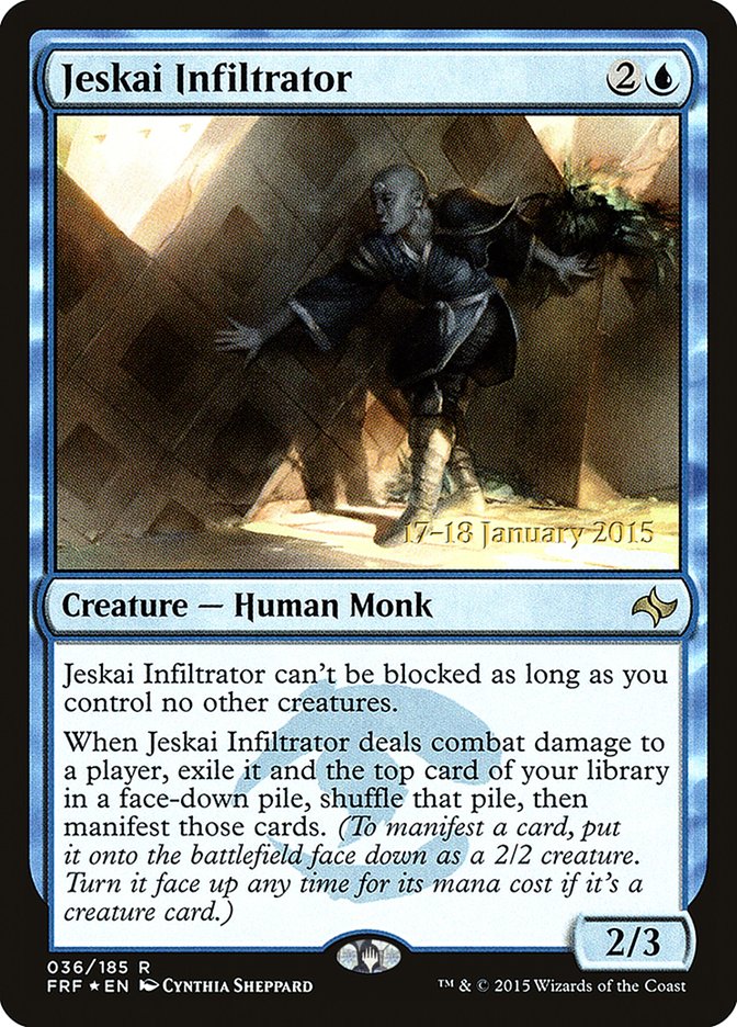 Jeskai Infiltrator [Fate Reforged Prerelease Promos] | Deep Dive Games St. Marys