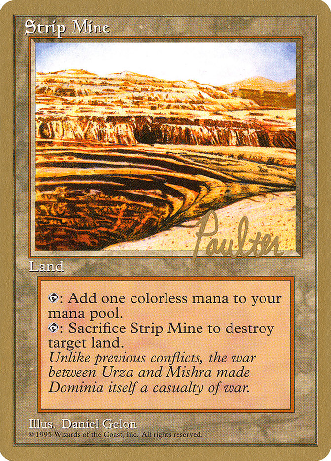 Strip Mine (Preston Poulter) [Pro Tour Collector Set] | Deep Dive Games St. Marys