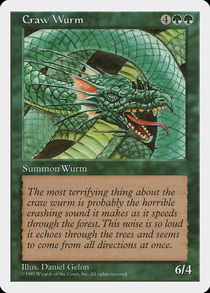 Craw Wurm [Fifth Edition] | Deep Dive Games St. Marys