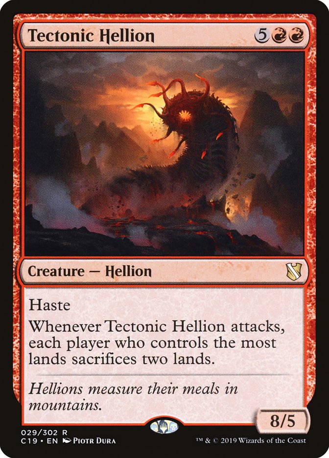 Tectonic Hellion [Commander 2019] | Deep Dive Games St. Marys