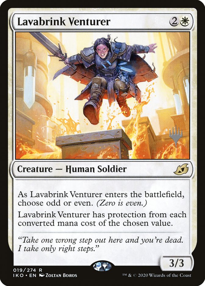 Lavabrink Venturer (Promo Pack) [Ikoria: Lair of Behemoths Promos] | Deep Dive Games St. Marys