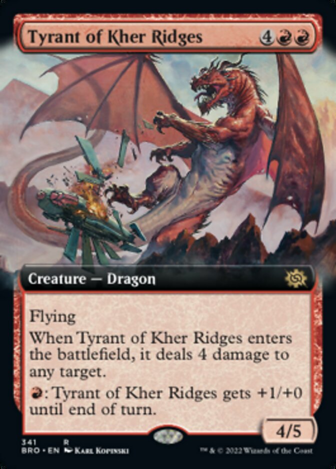 Tyrant of Kher Ridges (Extended Art) [The Brothers' War] | Deep Dive Games St. Marys