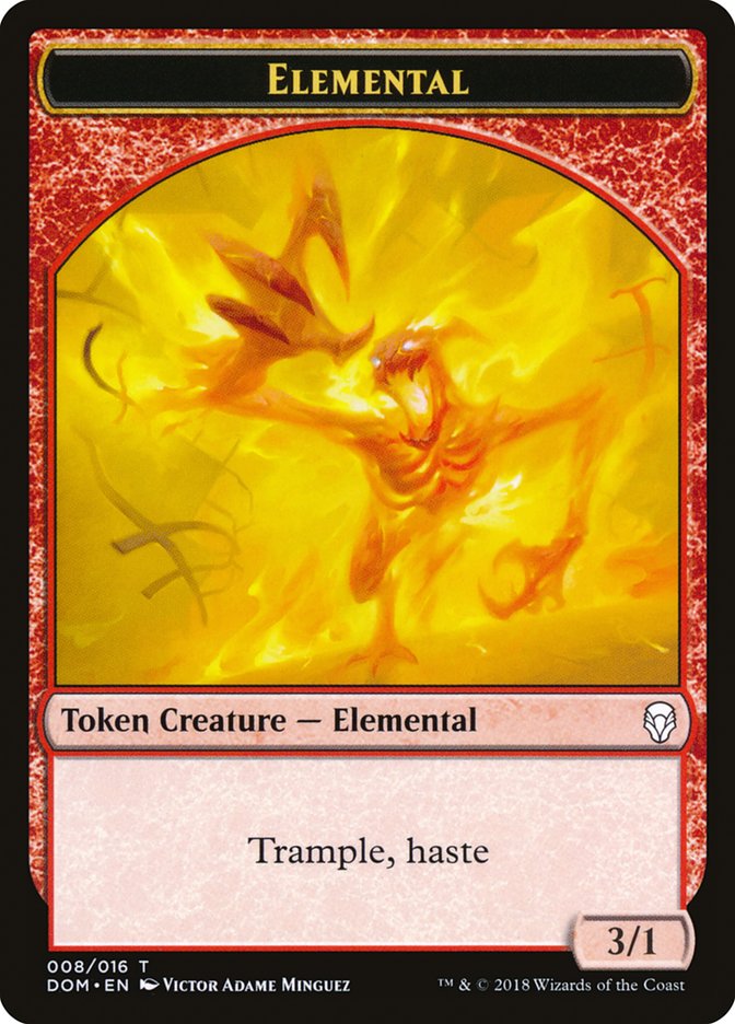 Elemental Token [Dominaria Tokens] | Deep Dive Games St. Marys