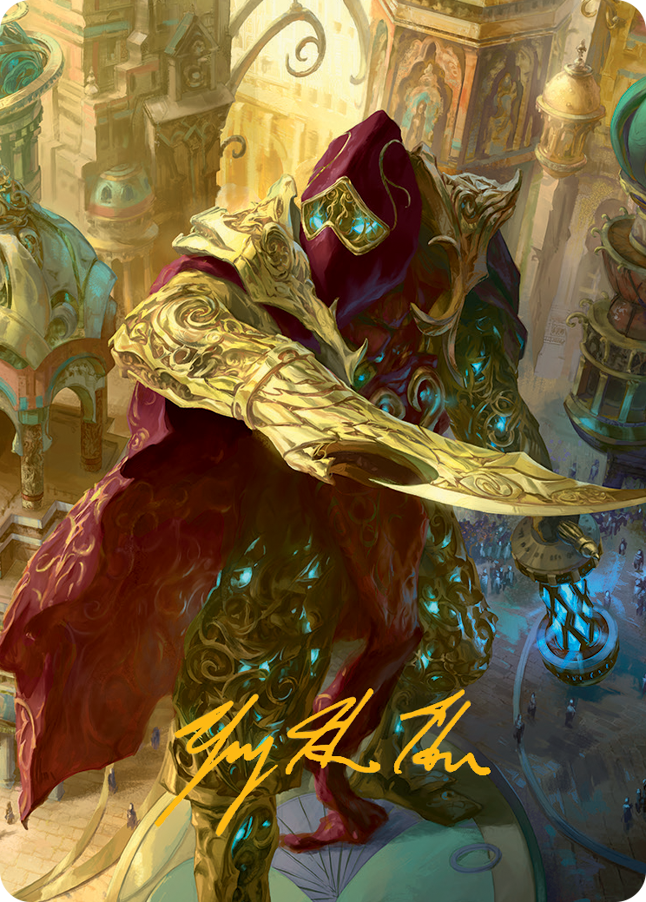 Baral, Chief of Compliance Art Card (Gold-Stamped Signature) [March of the Machine Art Series] | Deep Dive Games St. Marys