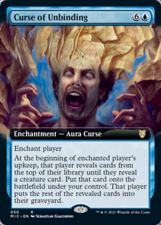 Curse of Unbinding (Extended Art) [Innistrad: Midnight Hunt Commander] | Deep Dive Games St. Marys