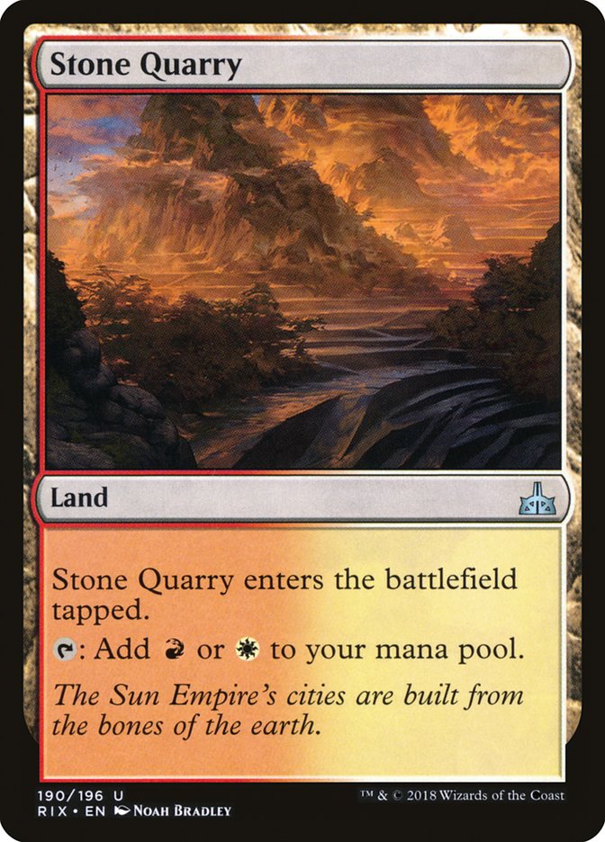 Stone Quarry [Rivals of Ixalan] | Deep Dive Games St. Marys