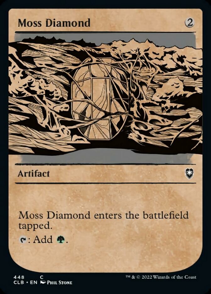 Moss Diamond (Showcase) [Commander Legends: Battle for Baldur's Gate] | Deep Dive Games St. Marys