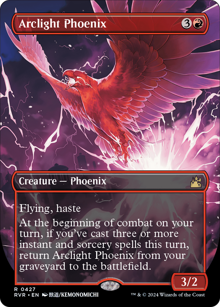 Arclight Phoenix (Anime Borderless) [Ravnica Remastered] | Deep Dive Games St. Marys