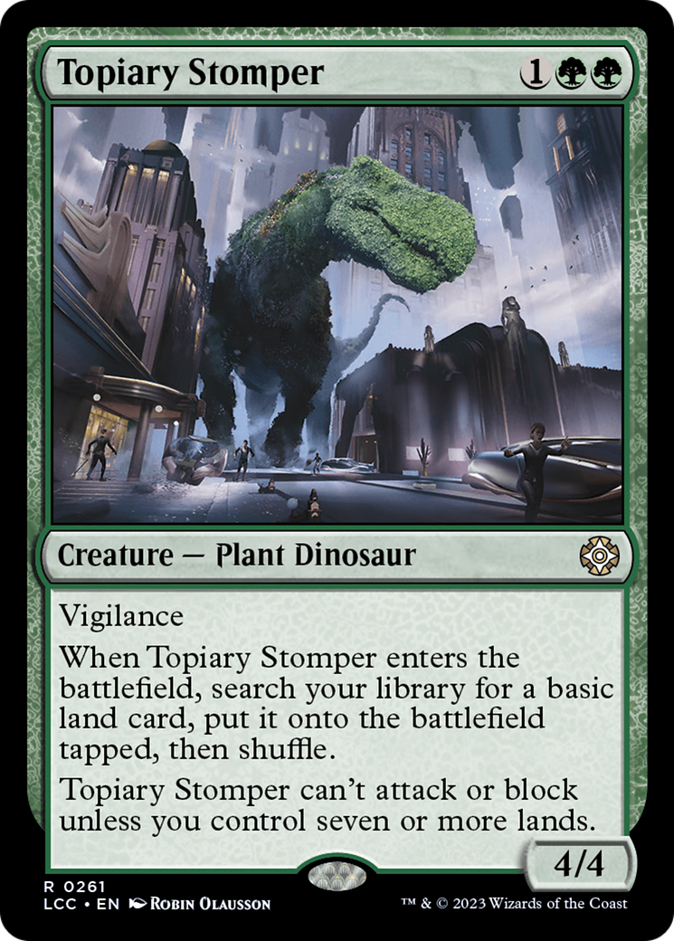 Topiary Stomper [The Lost Caverns of Ixalan Commander] | Deep Dive Games St. Marys