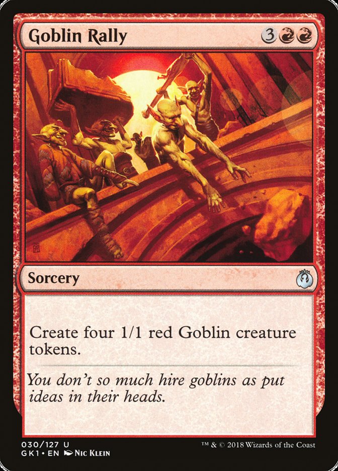 Goblin Rally [Guilds of Ravnica Guild Kit] | Deep Dive Games St. Marys