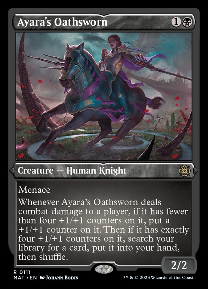 Ayara's Oathsworn (Foil Etched) [March of the Machine: The Aftermath] | Deep Dive Games St. Marys