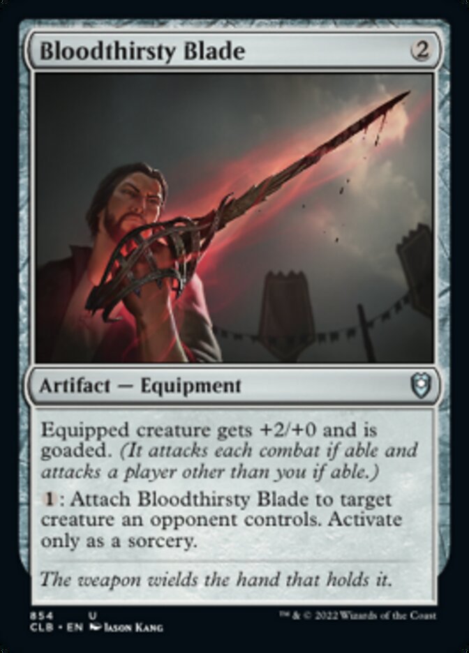 Bloodthirsty Blade [Commander Legends: Battle for Baldur's Gate] | Deep Dive Games St. Marys