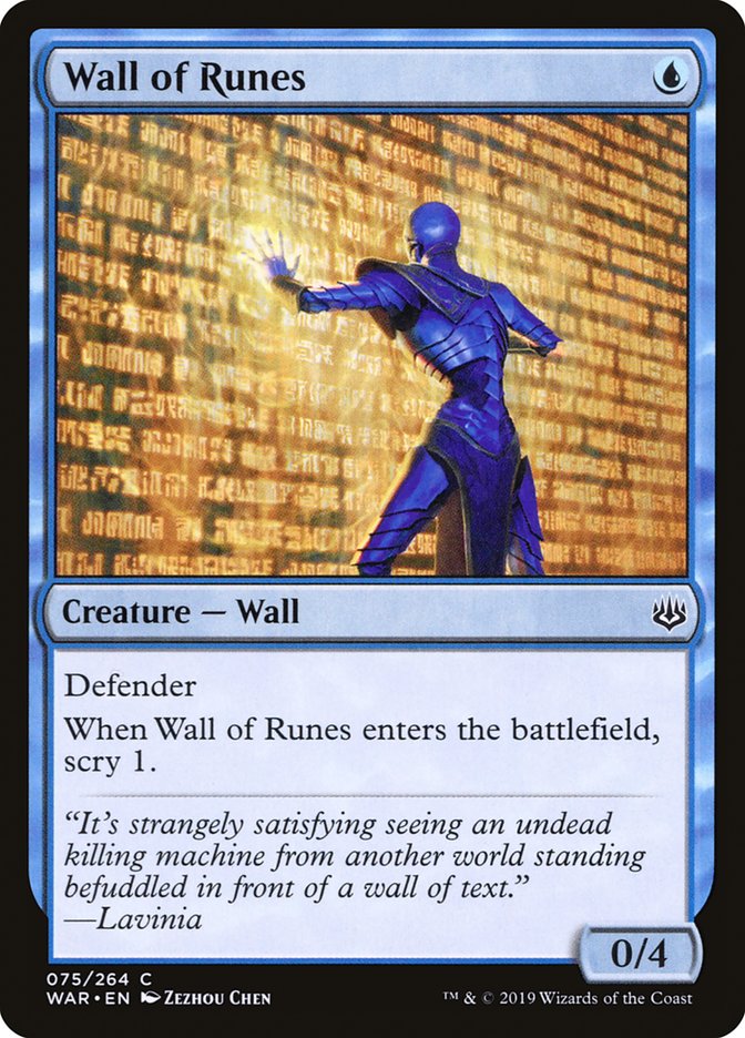 Wall of Runes [War of the Spark] | Deep Dive Games St. Marys