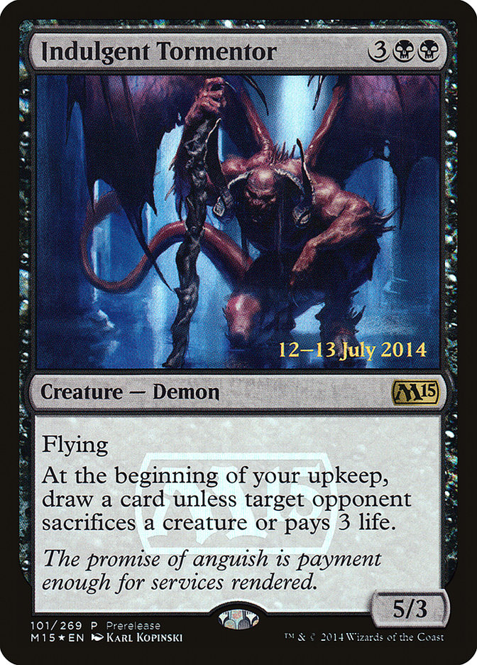 Indulgent Tormentor [Magic 2015 Prerelease Promos] | Deep Dive Games St. Marys