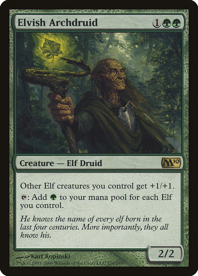 Elvish Archdruid [Magic 2010] | Deep Dive Games St. Marys