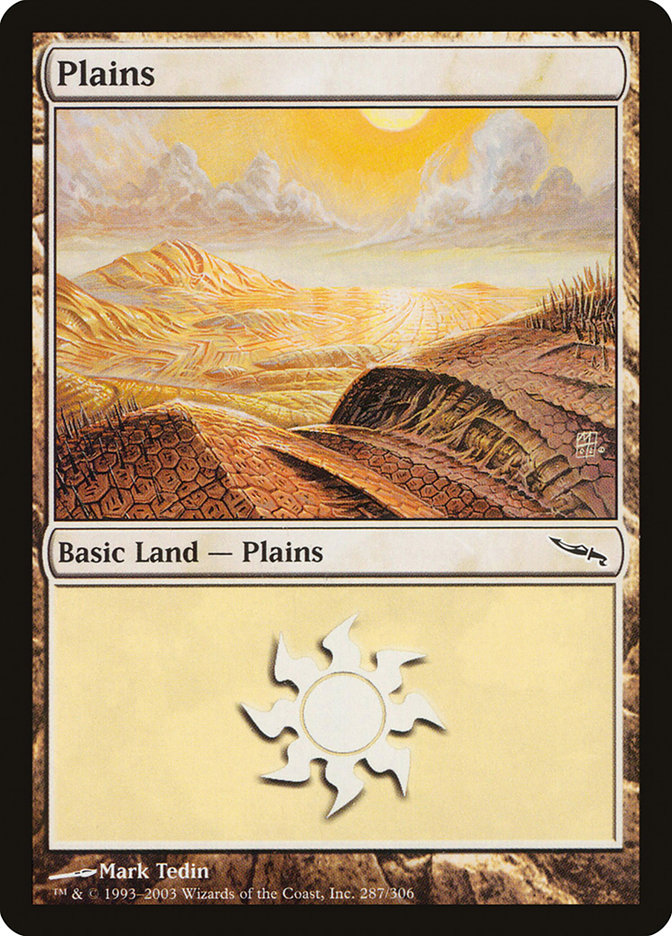 Plains (287) [Mirrodin] | Deep Dive Games St. Marys