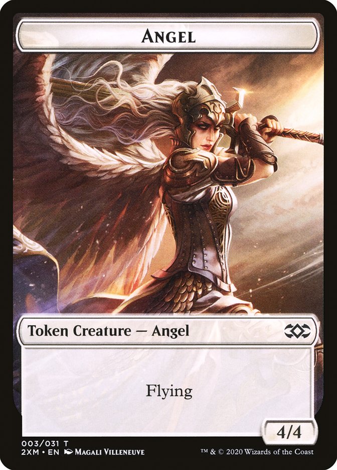 Angel Token [Double Masters Tokens] | Deep Dive Games St. Marys