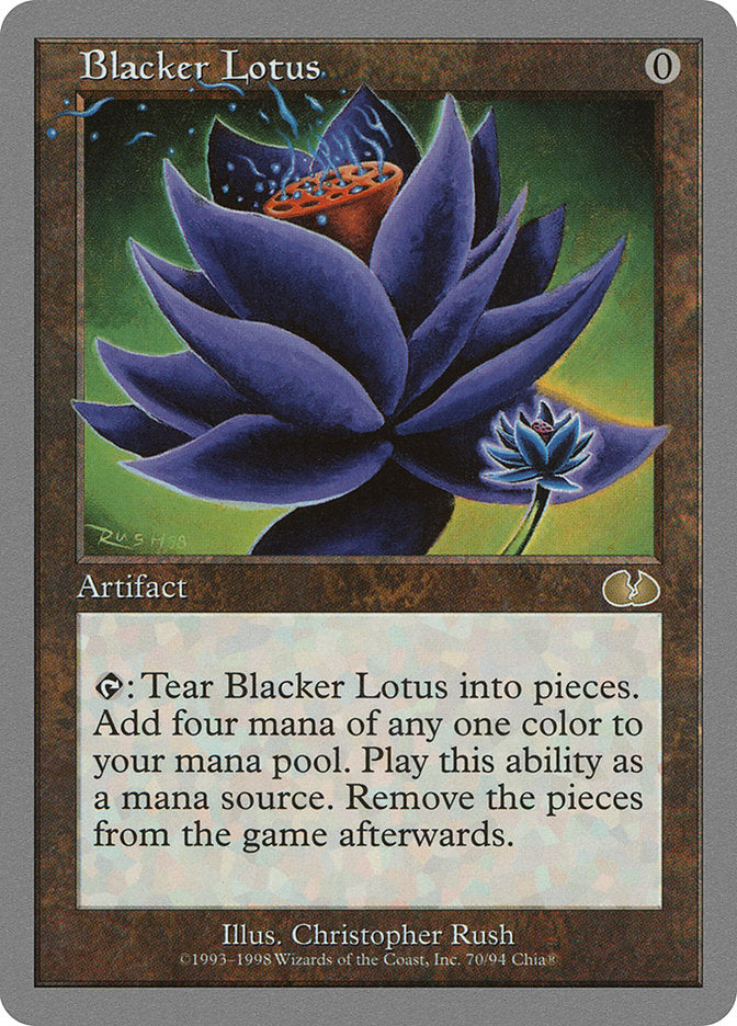 Blacker Lotus [Unglued] | Deep Dive Games St. Marys