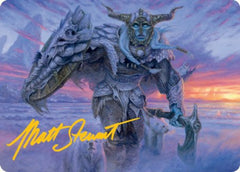 Frost Giant Art Card (Gold-Stamped Signature) [Dungeons & Dragons: Adventures in the Forgotten Realms Art Series] | Deep Dive Games St. Marys