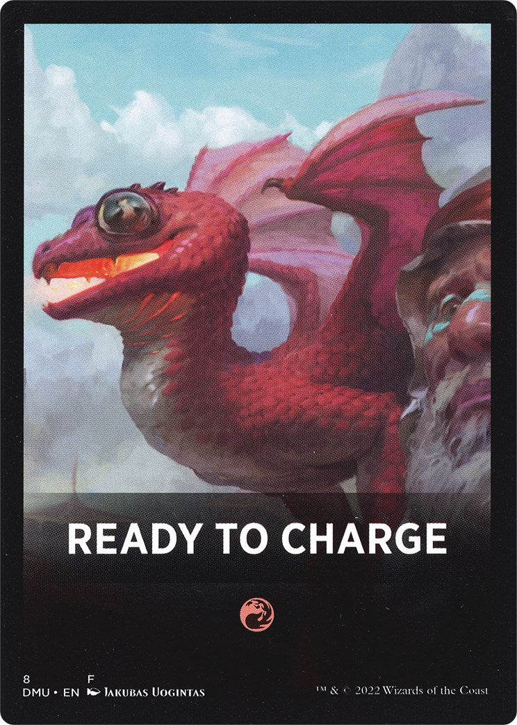 Ready to Charge Theme Card [Dominaria United Tokens] | Deep Dive Games St. Marys