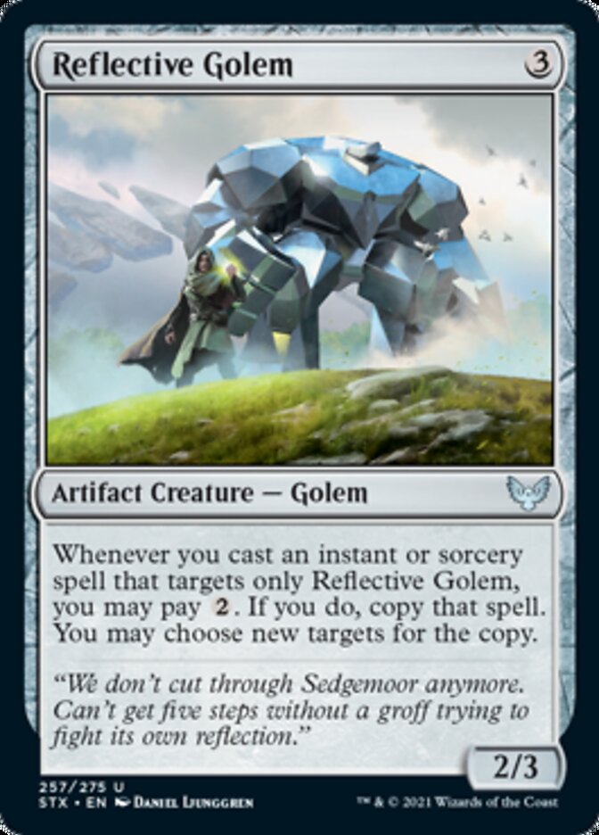 Reflective Golem [Strixhaven: School of Mages] | Deep Dive Games St. Marys