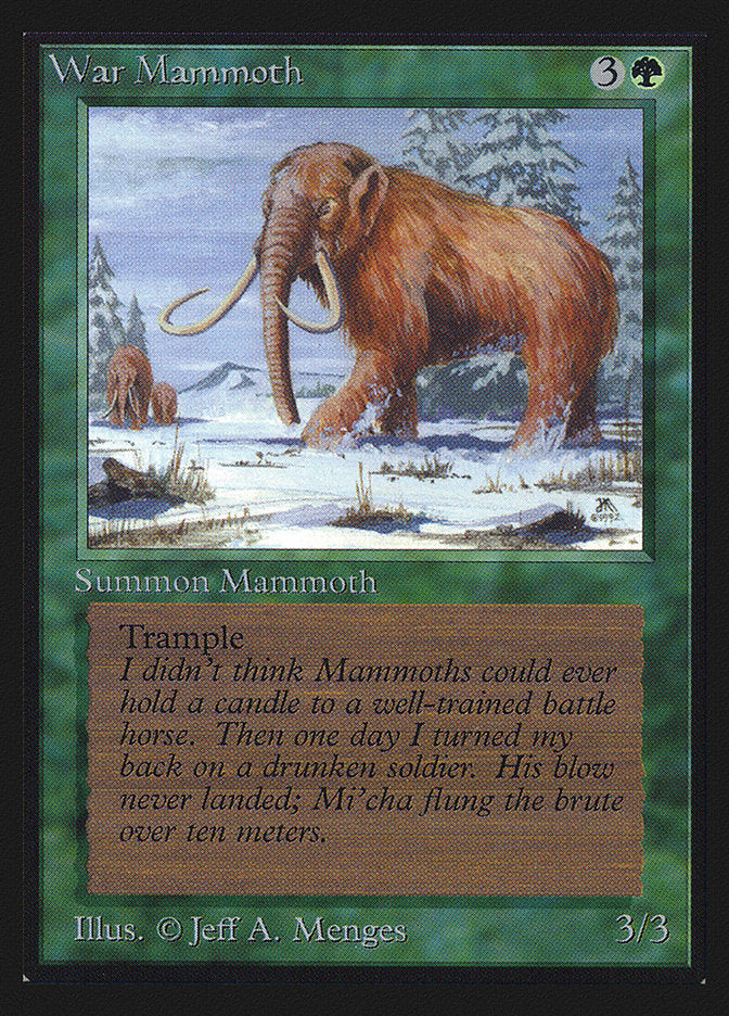 War Mammoth [International Collectors' Edition] | Deep Dive Games St. Marys