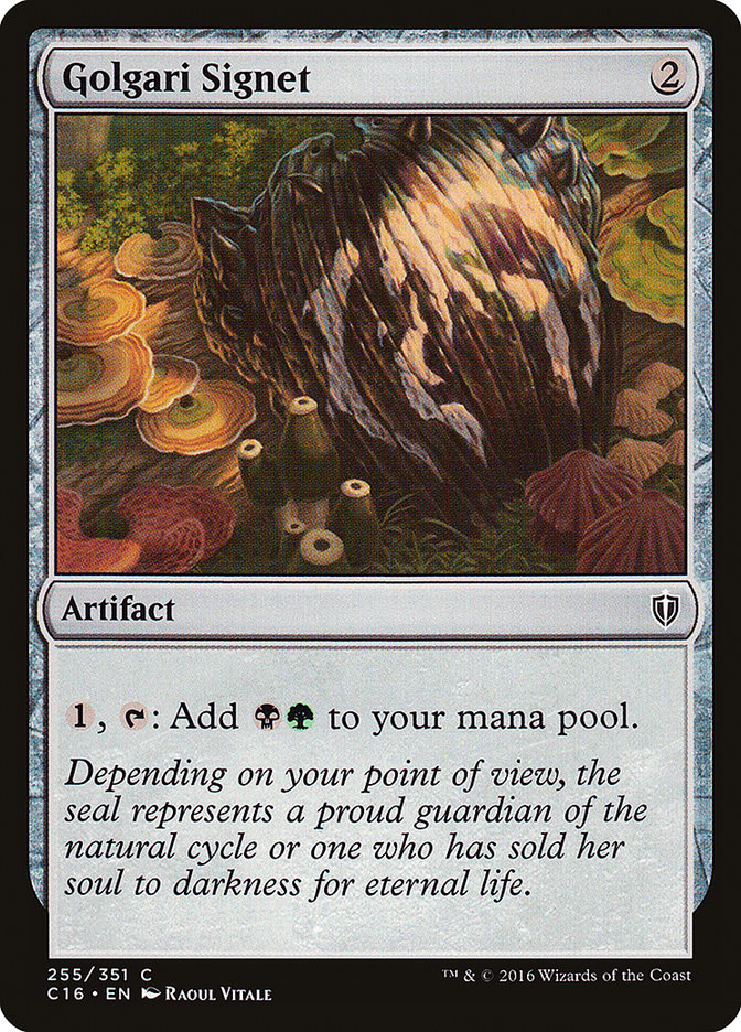 Golgari Signet [Commander 2016] | Deep Dive Games St. Marys