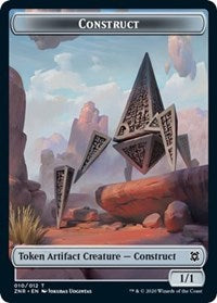 Construct // Drake Double-Sided Token [Zendikar Rising Tokens] | Deep Dive Games St. Marys