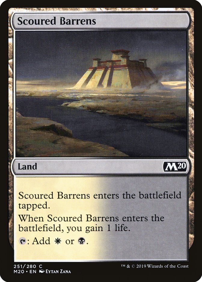 Scoured Barrens [Core Set 2020] | Deep Dive Games St. Marys