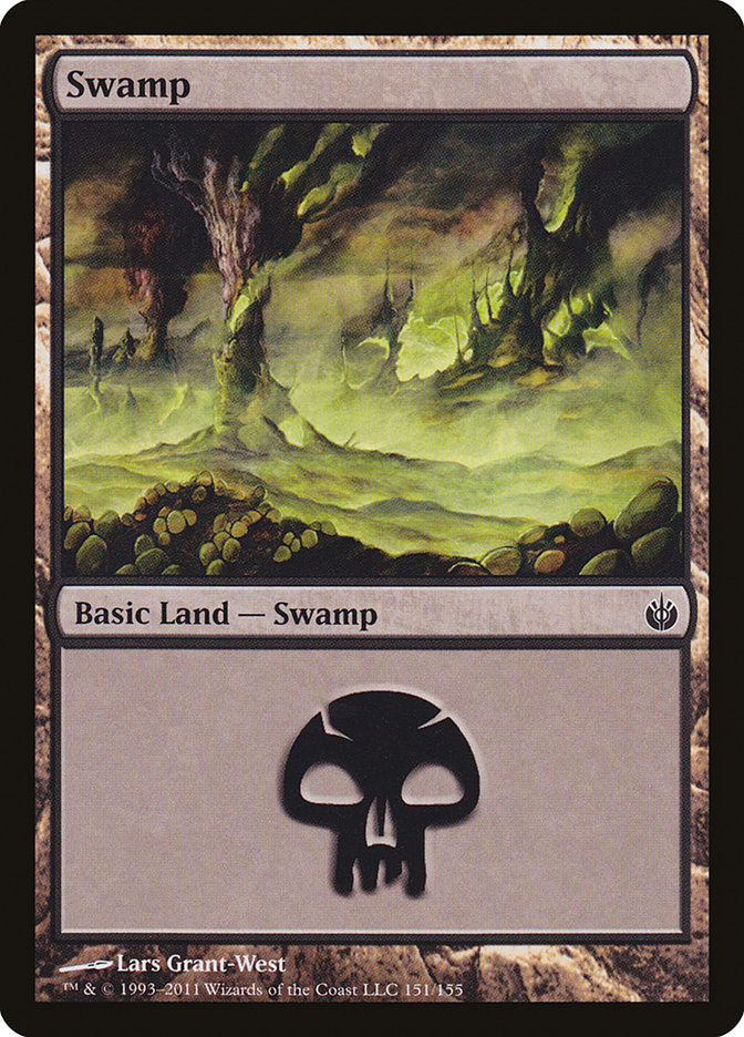 Swamp (151) [Mirrodin Besieged] | Deep Dive Games St. Marys