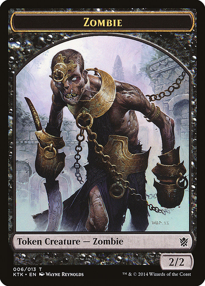 Zombie Token [Khans of Tarkir Tokens] | Deep Dive Games St. Marys