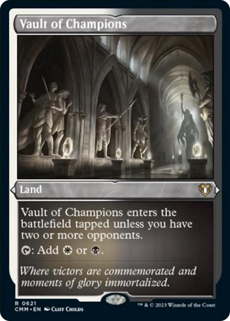 Vault of Champions (Foil Etched) [Commander Masters] | Deep Dive Games St. Marys