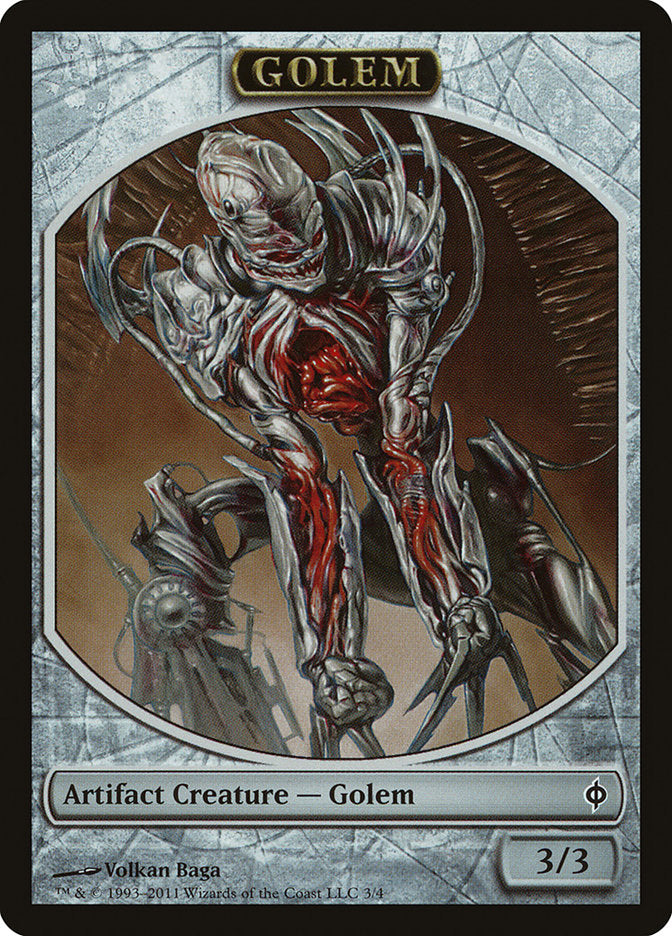 Golem Token [New Phyrexia Tokens] | Deep Dive Games St. Marys