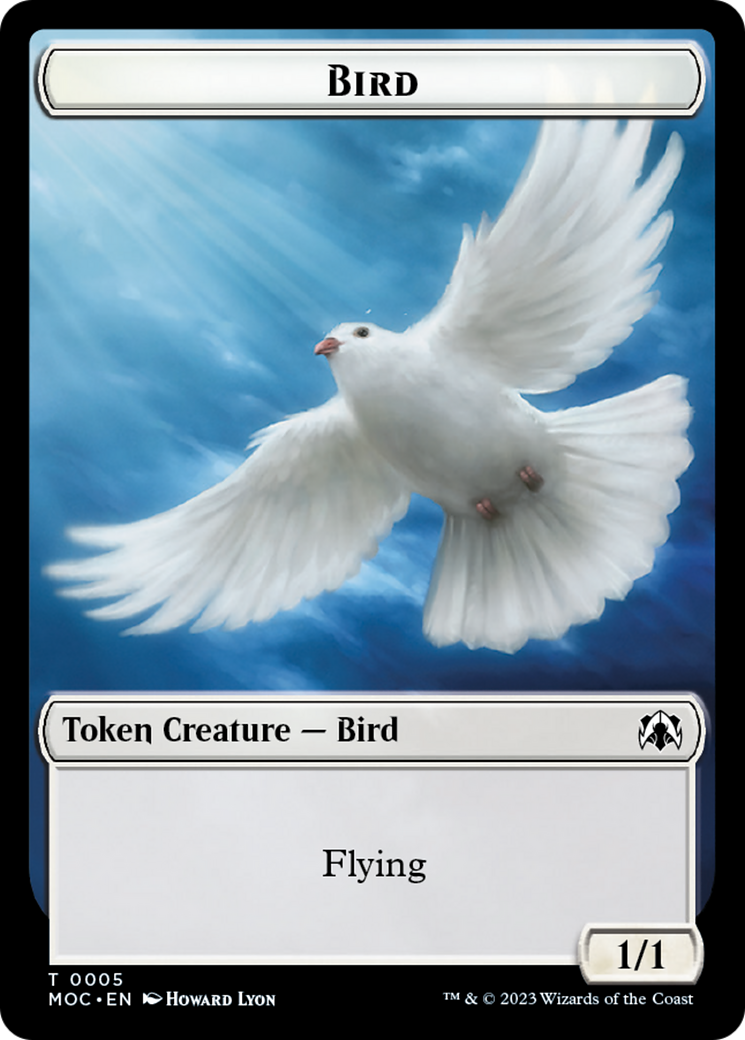 Bird // Kobolds of Kher Keep Double-Sided Token [March of the Machine Commander Tokens] | Deep Dive Games St. Marys