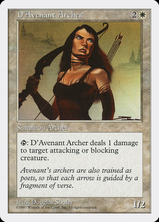 D'Avenant Archer [Fifth Edition] | Deep Dive Games St. Marys