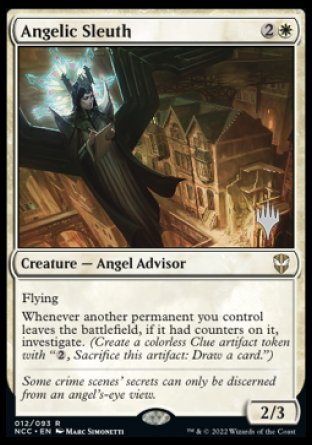 Angelic Sleuth (Promo Pack) [Streets of New Capenna Commander Promos] | Deep Dive Games St. Marys