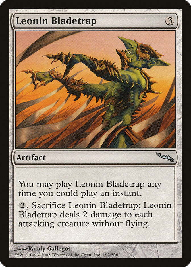 Leonin Bladetrap [Mirrodin] | Deep Dive Games St. Marys