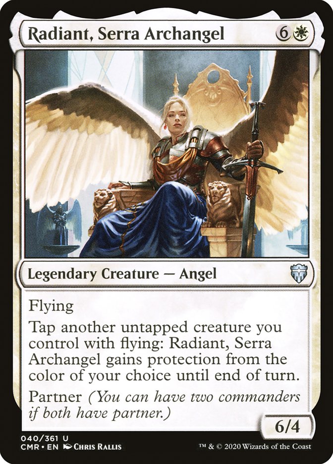 Radiant, Serra Archangel [Commander Legends] | Deep Dive Games St. Marys