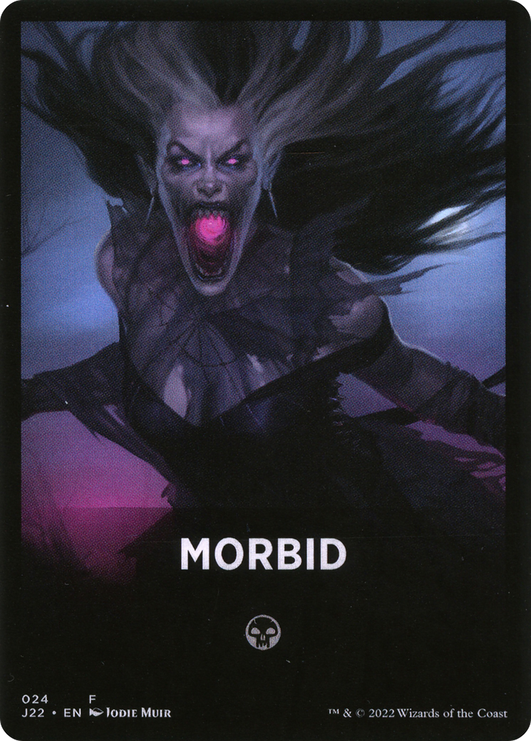 Morbid Theme Card [Jumpstart 2022 Front Cards] | Deep Dive Games St. Marys