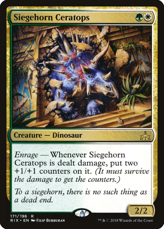 Siegehorn Ceratops [Rivals of Ixalan] | Deep Dive Games St. Marys