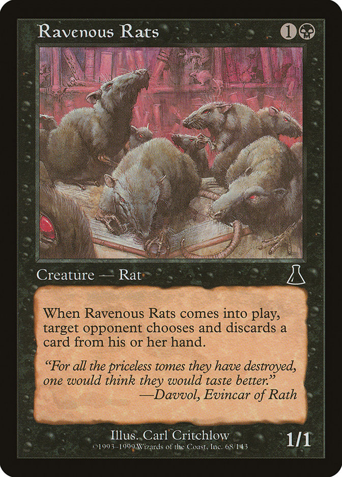 Ravenous Rats [Urza's Destiny] | Deep Dive Games St. Marys