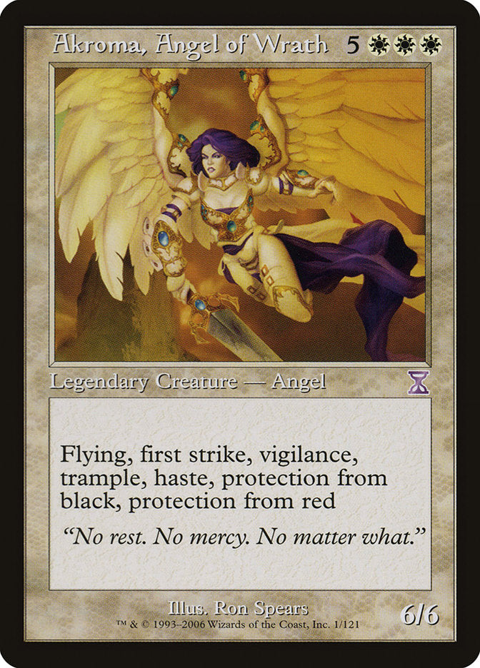 Akroma, Angel of Wrath [Time Spiral Timeshifted] | Deep Dive Games St. Marys