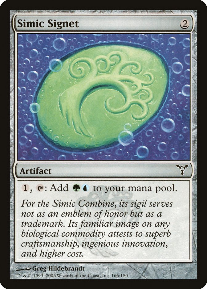 Simic Signet [Dissension] | Deep Dive Games St. Marys