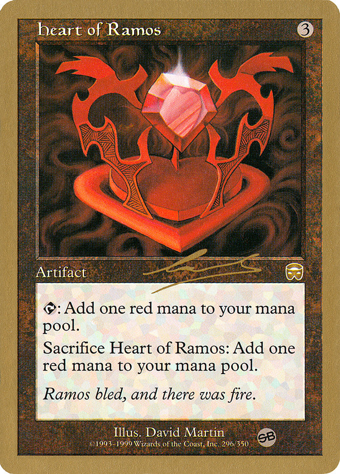 Heart of Ramos (Nicolas Labarre) (SB) [World Championship Decks 2000] | Deep Dive Games St. Marys