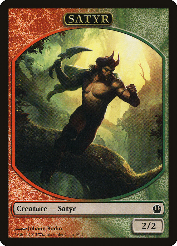 Satyr Token [Theros Tokens] | Deep Dive Games St. Marys