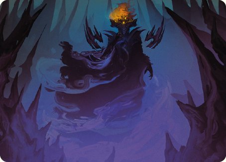 Sauron, the Necromancer Art Card [The Lord of the Rings: Tales of Middle-earth Art Series] | Deep Dive Games St. Marys