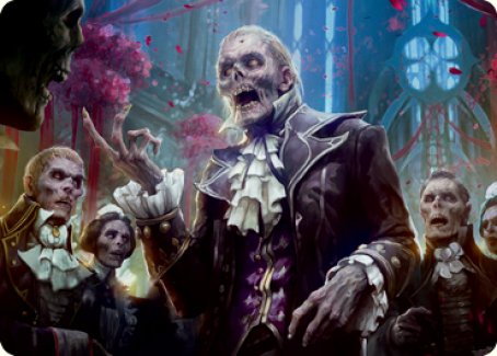 Undead Butler Art Card [Innistrad: Crimson Vow Art Series] | Deep Dive Games St. Marys