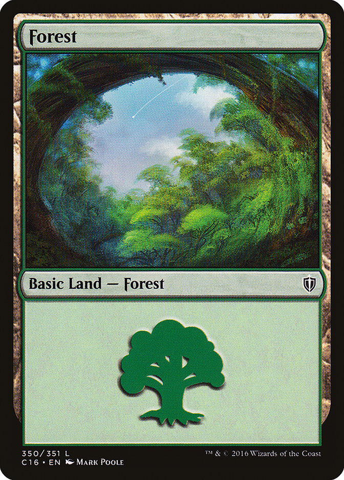 Forest (350) [Commander 2016] | Deep Dive Games St. Marys