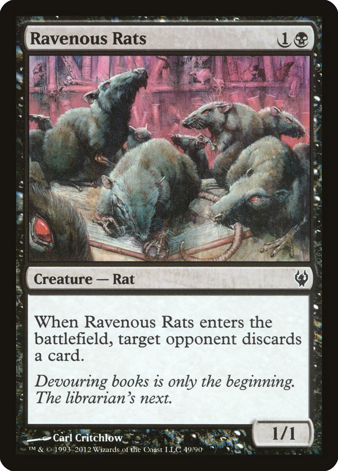 Ravenous Rats [Duel Decks: Izzet vs. Golgari] | Deep Dive Games St. Marys