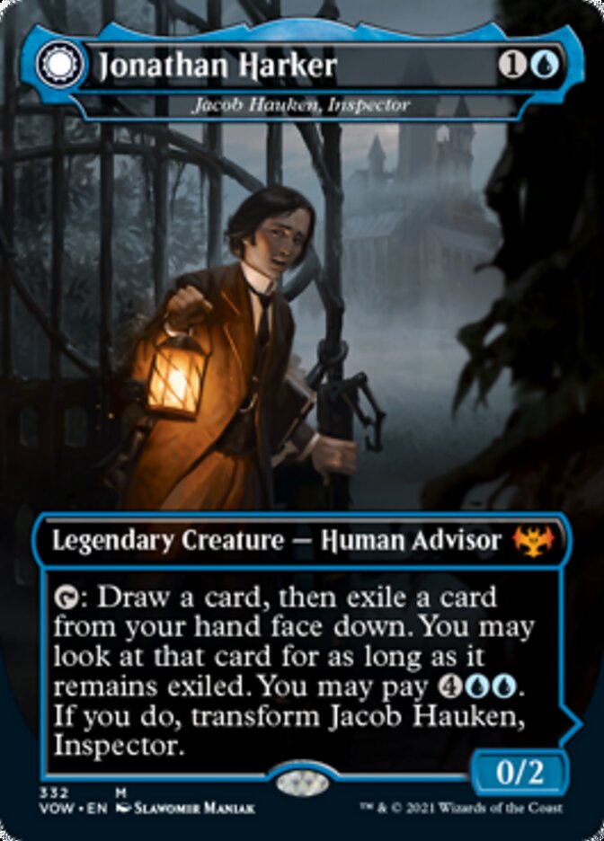 Jacob Hauken, Inspector // Hauken's Insight - Jonathan Harker // Harker's Obsessive Inquiry [Innistrad: Crimson Vow] | Deep Dive Games St. Marys